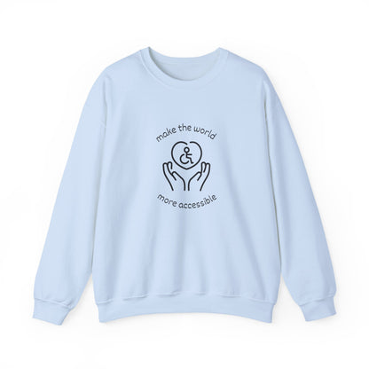 Make The World More Accessible Crewneck Sweatshirt