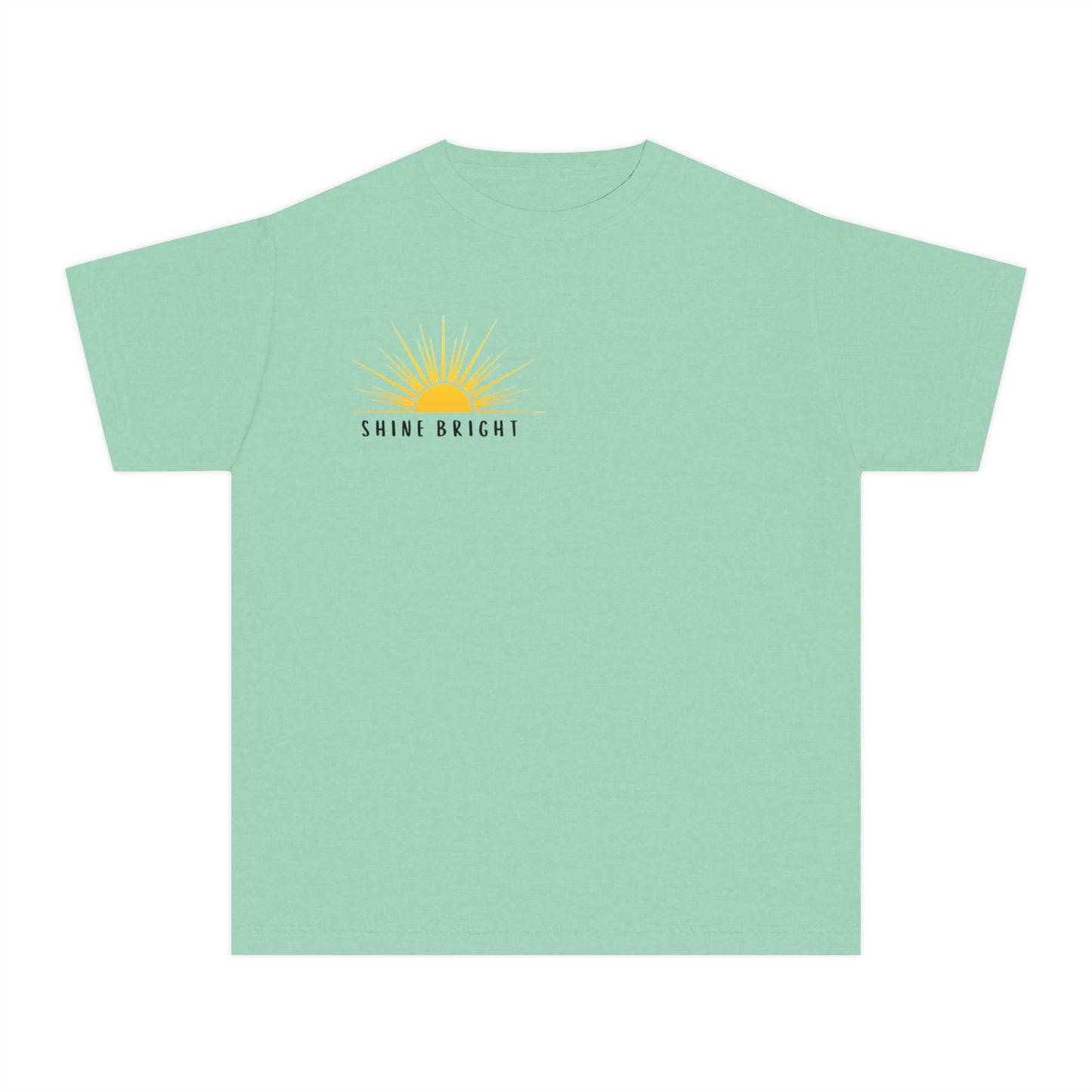 Shine Bright Front/ It's not the destination, it's the journey Back Youth T-Shirt