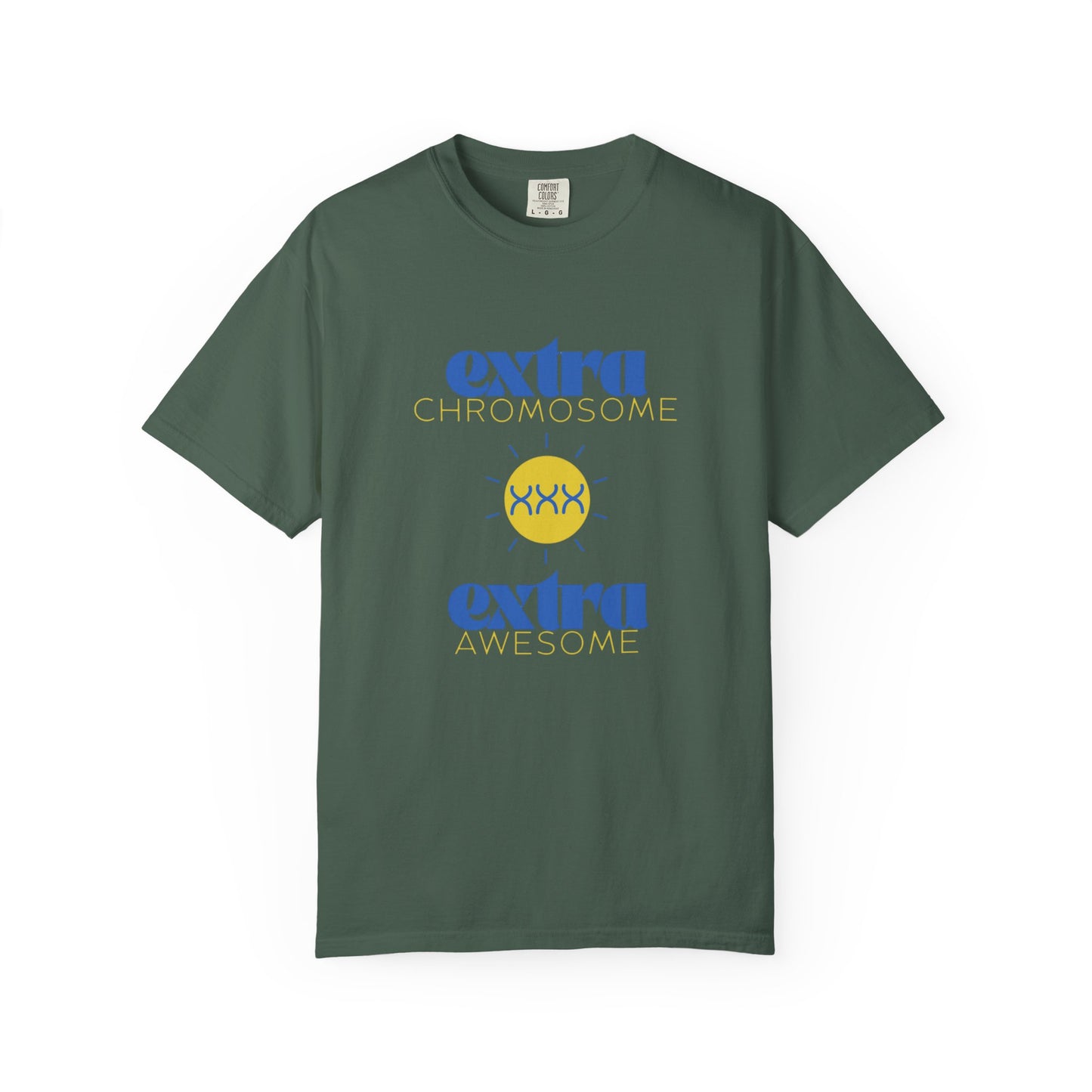 Extra Chromosome Extra Awesome Down Syndrome Acceptance T-Shirt for Adults
