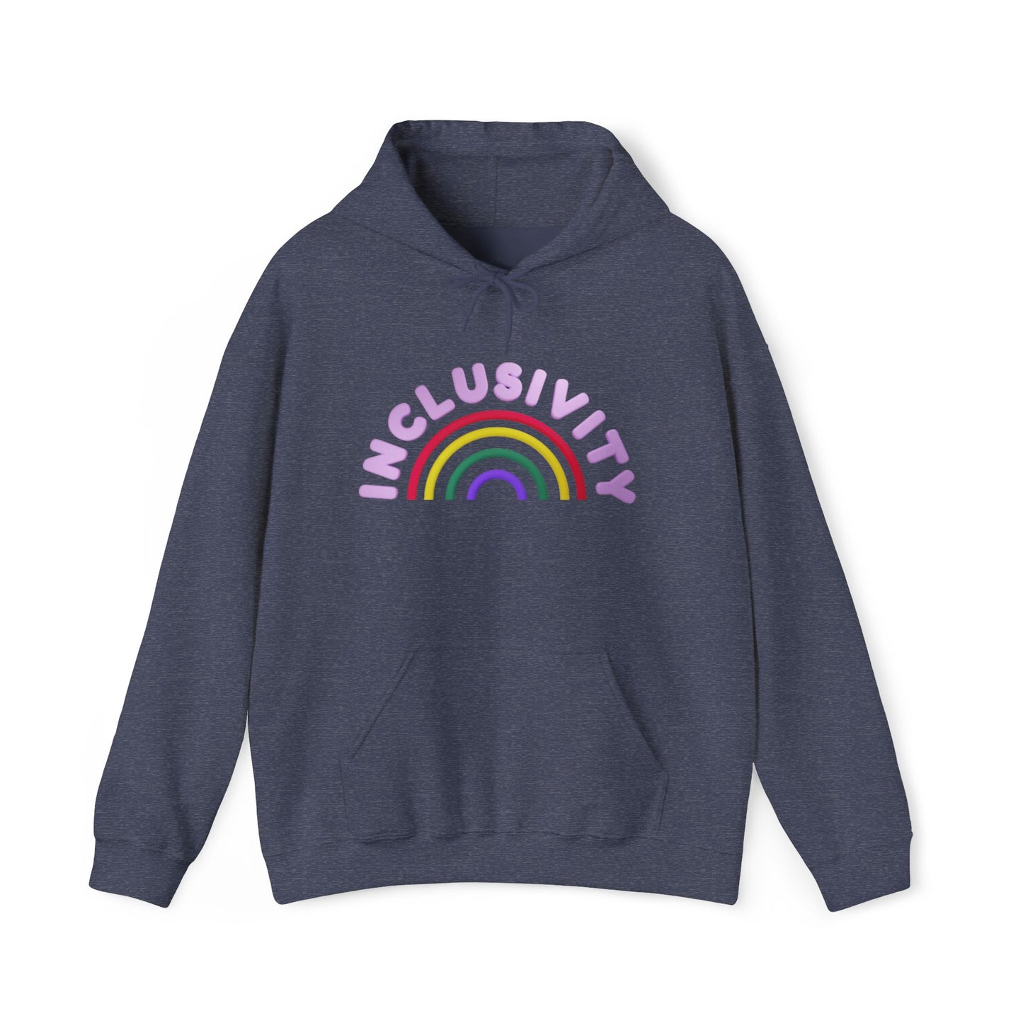 Inclusivity Rainbow Hooded Sweatshirt