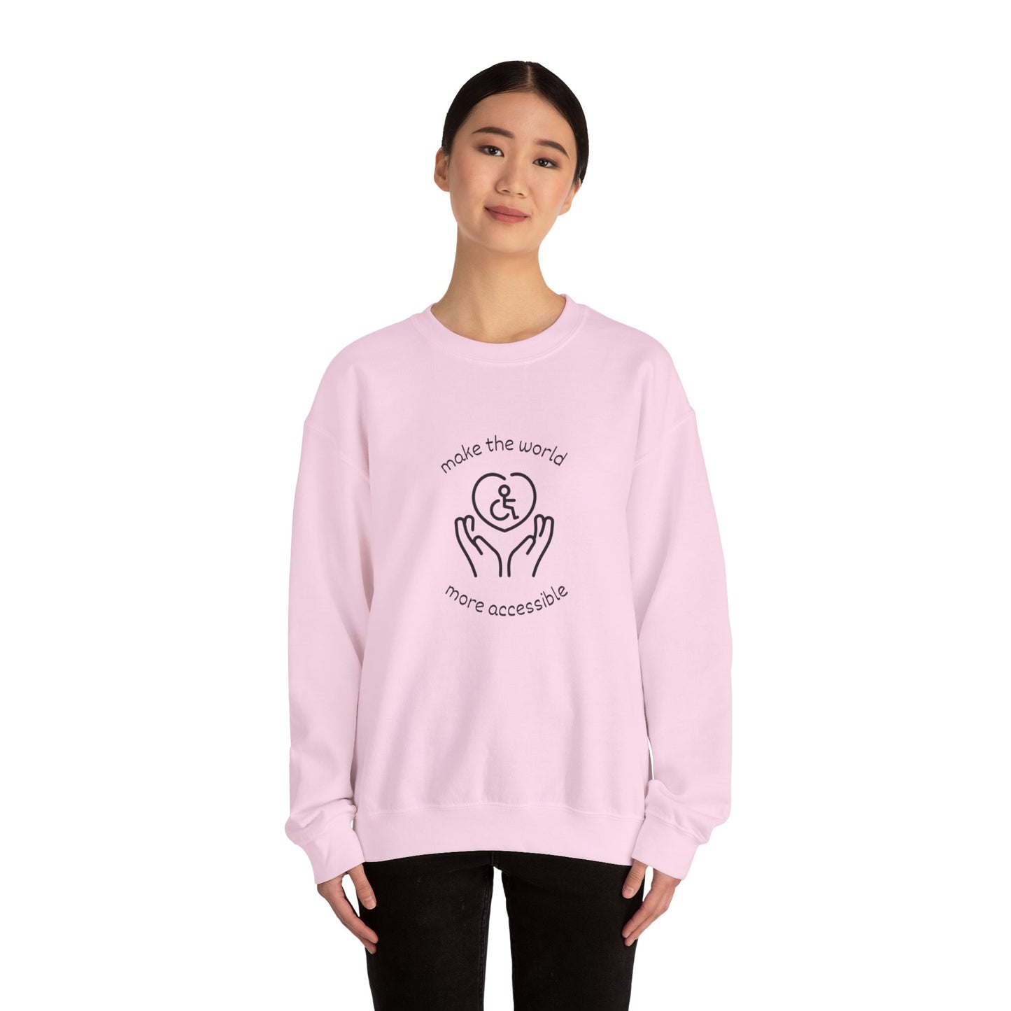Make The World More Accessible Crewneck Sweatshirt