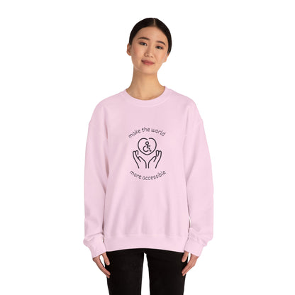 Make The World More Accessible Crewneck Sweatshirt