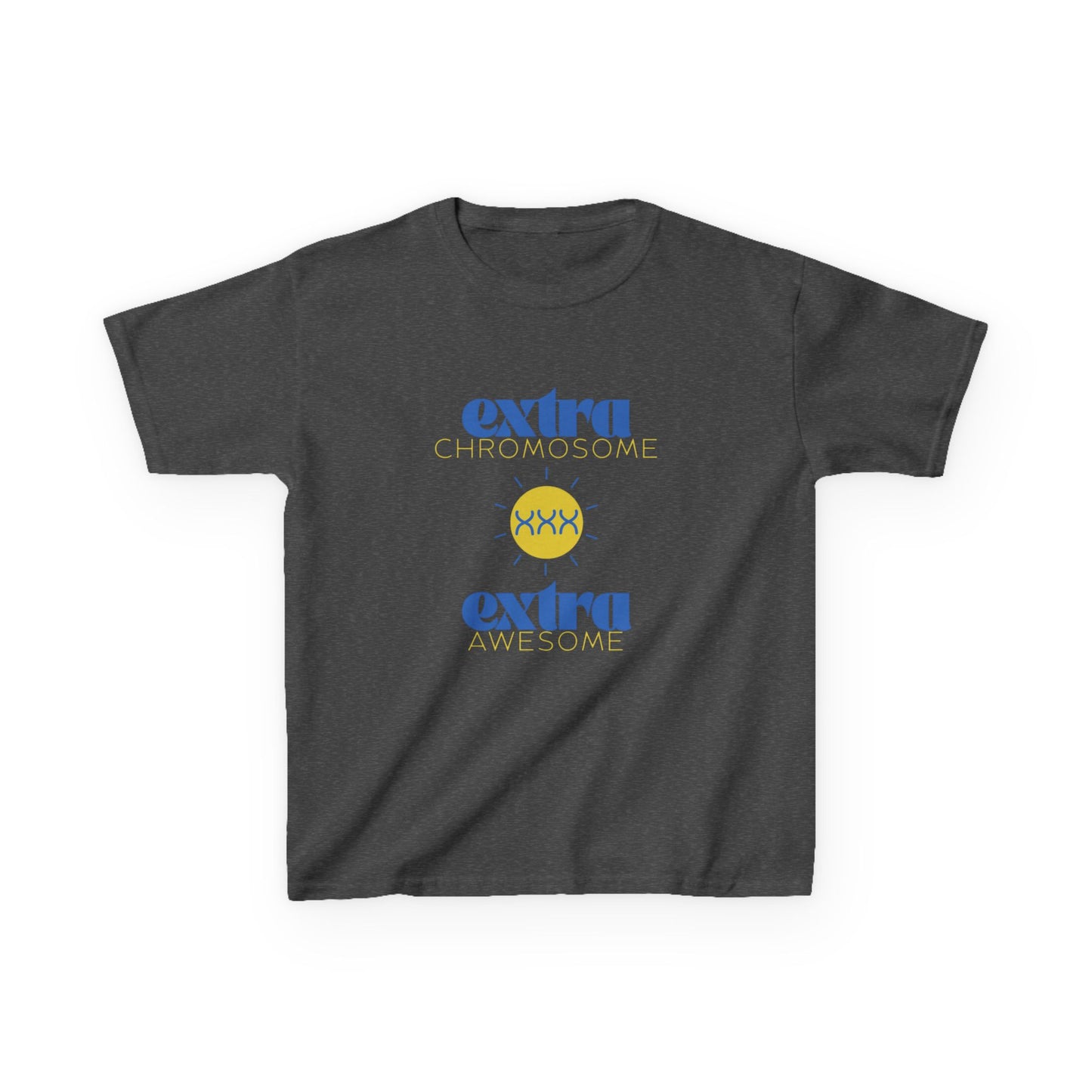 Extra Chromosome Extra Awesome Down Syndrome Acceptance T-Shirt Kids