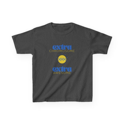 Extra Chromosome Extra Awesome Down Syndrome Acceptance T-Shirt Kids