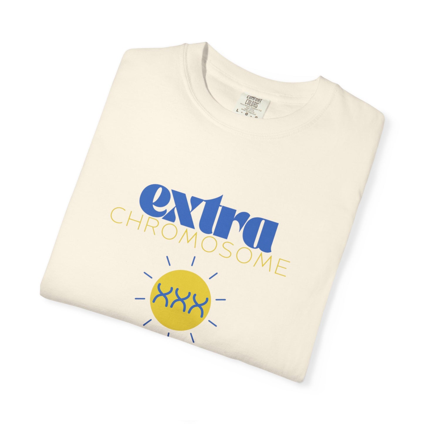 Extra Chromosome Extra Awesome Down Syndrome Acceptance T-Shirt for Adults
