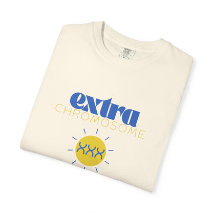Extra Chromosome Extra Awesome Down Syndrome Acceptance T-Shirt for Adults