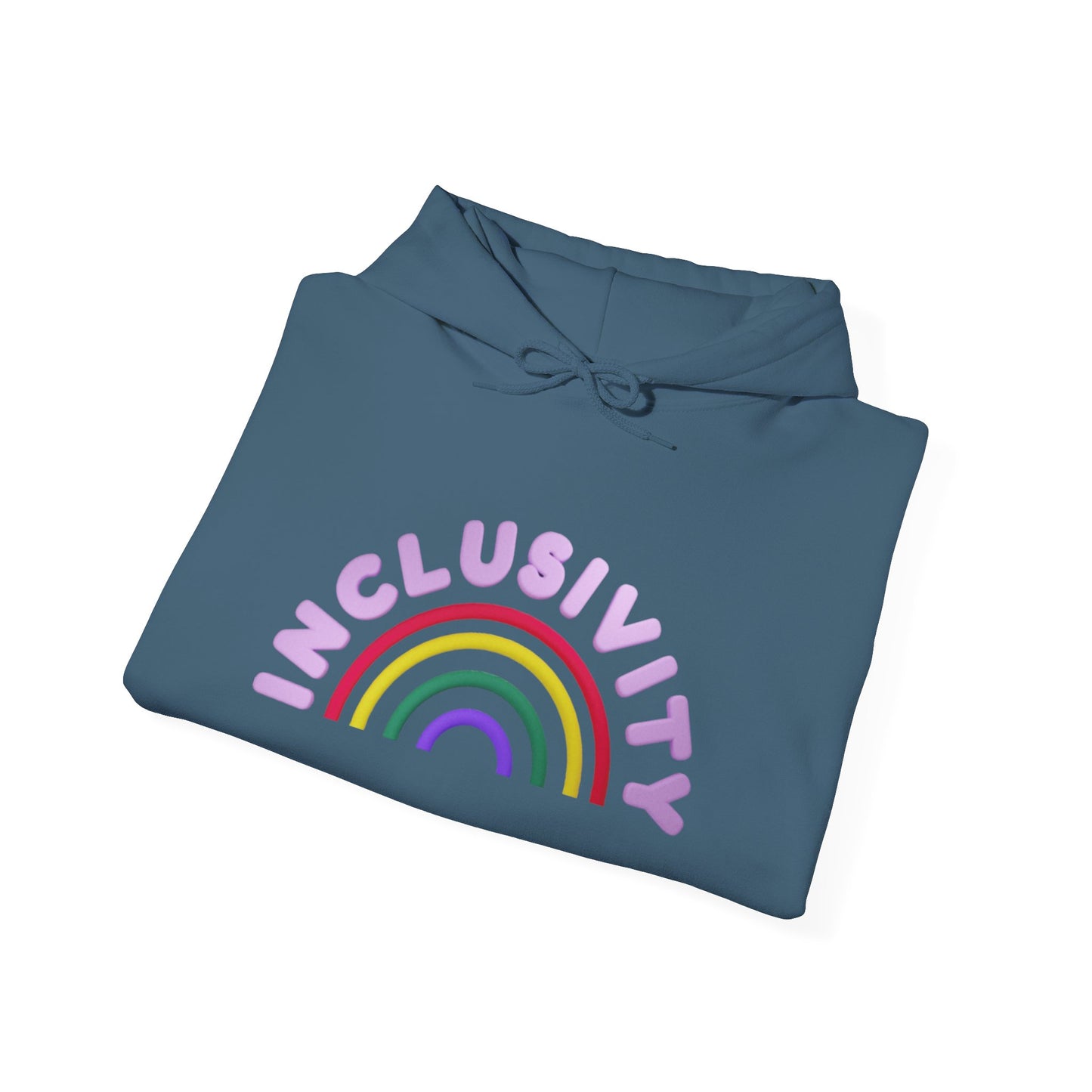 Inclusivity Rainbow Hooded Sweatshirt