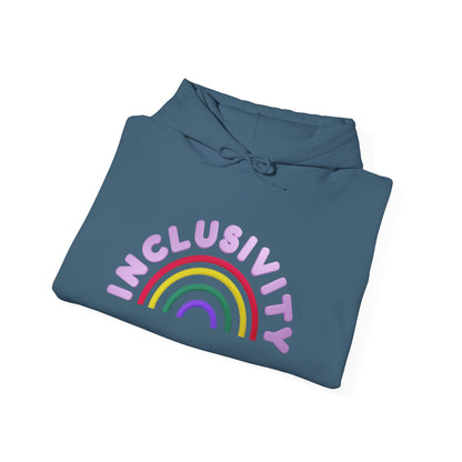 Inclusivity Rainbow Hooded Sweatshirt