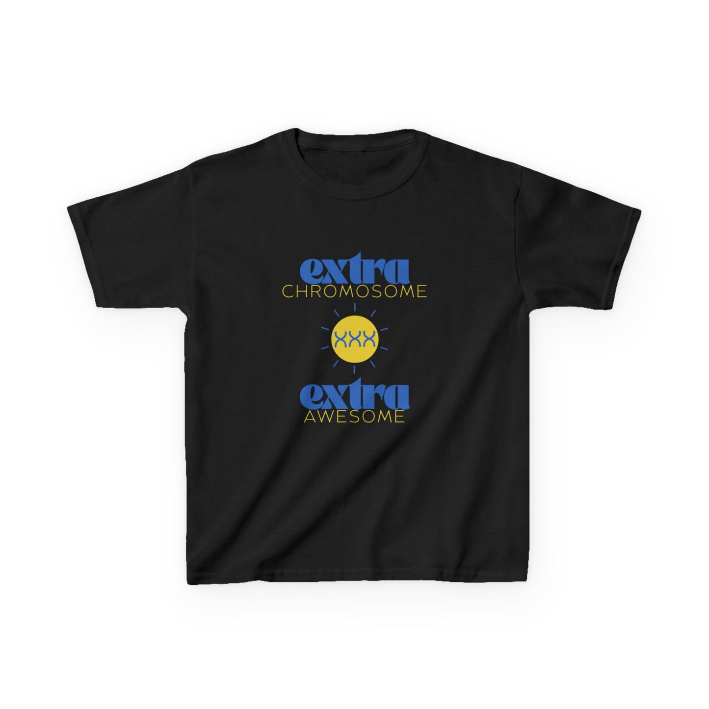 Extra Chromosome Extra Awesome Down Syndrome Acceptance T-Shirt Kids