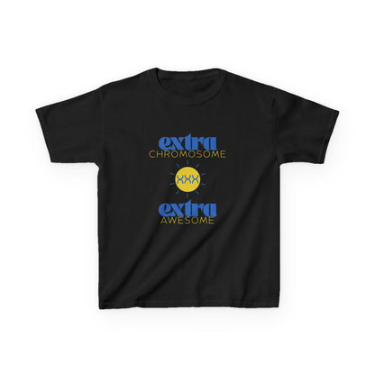 Extra Chromosome Extra Awesome Down Syndrome Acceptance T-Shirt Kids