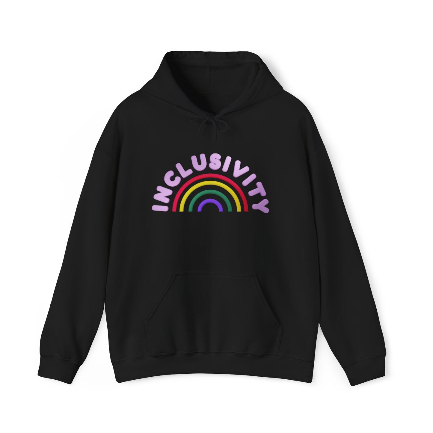 Inclusivity Rainbow Hooded Sweatshirt