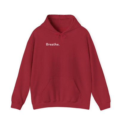 Breathe. (Front) This is Your Reminder to Unclench Your Jaw. (Back) Hoodie