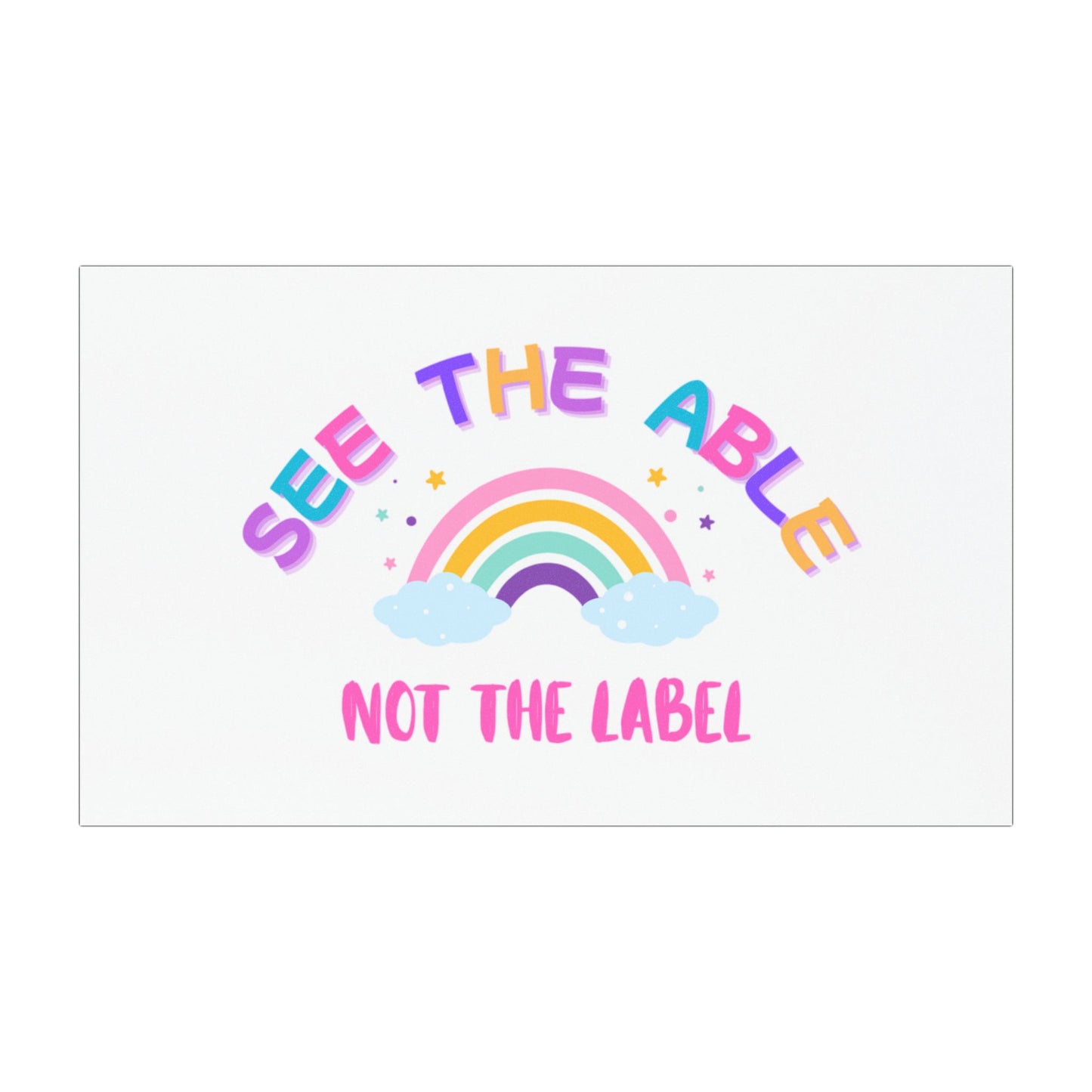 See The Able Not The Label | Car Magnet