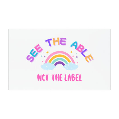 See The Able Not The Label | Car Magnet