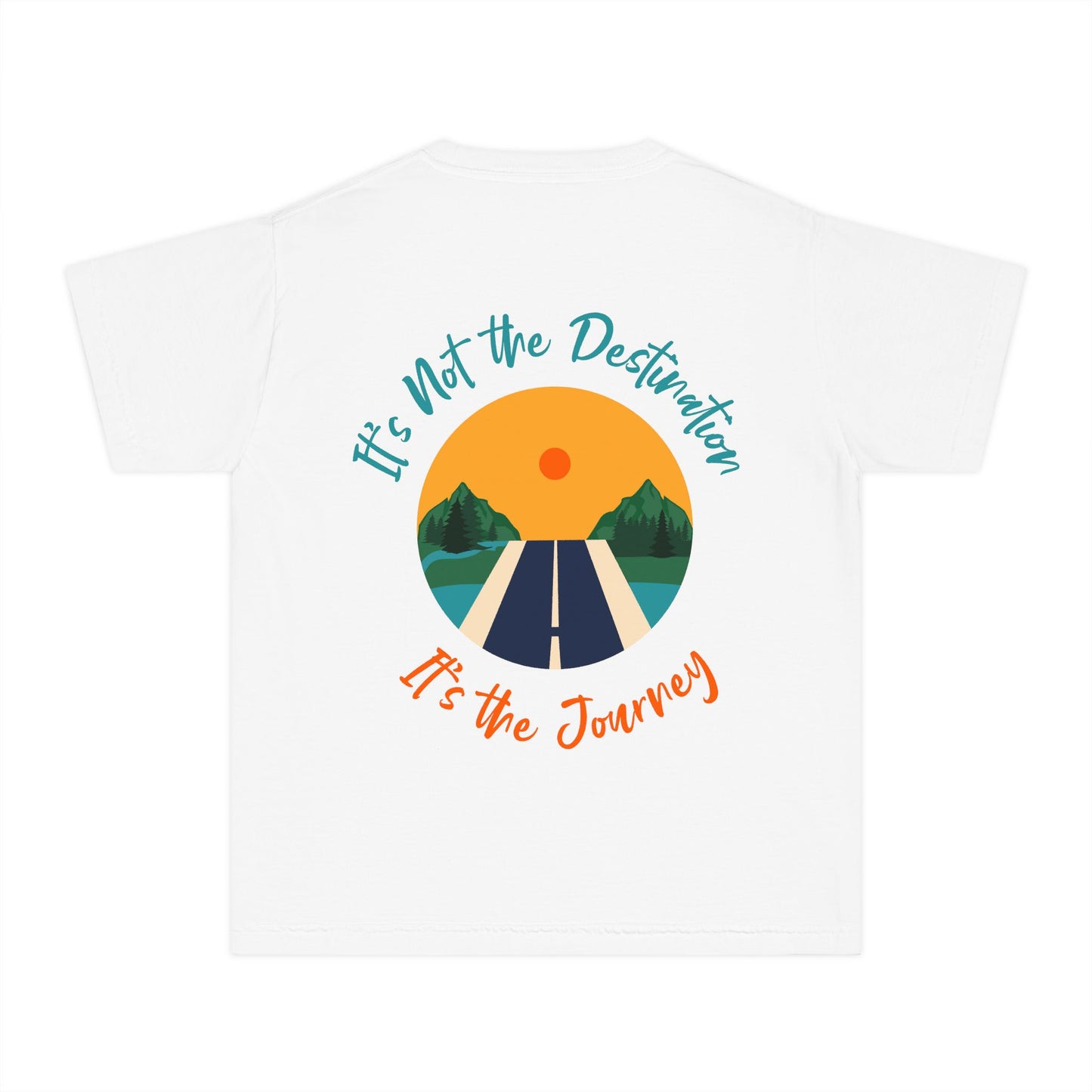 Shine Bright Front/ It's not the destination, it's the journey Back Youth T-Shirt