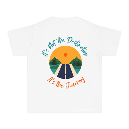 Shine Bright Front/ It's not the destination, it's the journey Back Youth T-Shirt