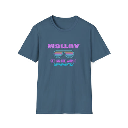 Autism Seeing The World Differently Unisex Softstyle T-Shirt