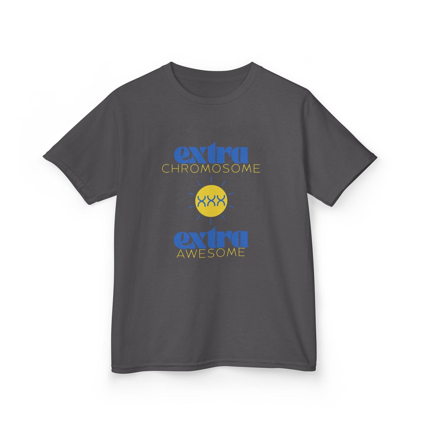 Extra Chromosome Extra Awesome Down Syndrome Acceptance T-Shirt Kids