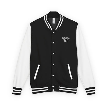 Survival Mode Unisex Heavyweight Letterman Jacket