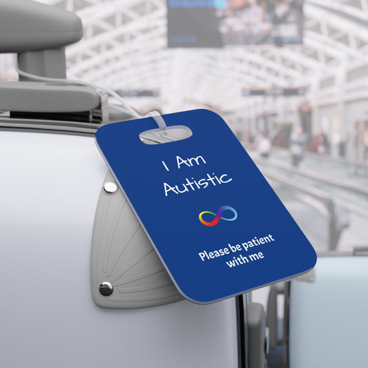 I Am Autistic Luggage Tag | Autism Safety Awareness