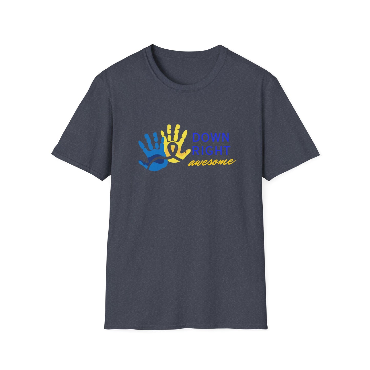 Down Right Awesome Adult Tee | Down Syndrome Awareness & Acceptance Tee