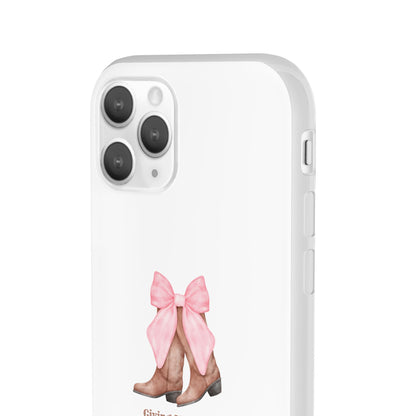 Giving Ableism The Boot Phone Case | Cute cowgirl boot pattern