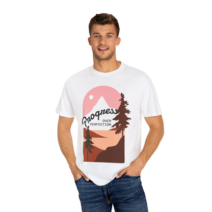 Progress Over Perfection Adult Unisex T-shirt