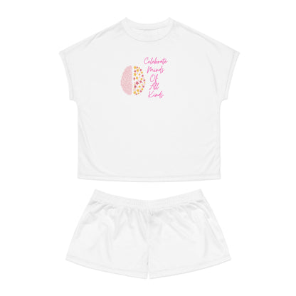 Celebrate Minds Of All Kinds Women's Short Pajama Set