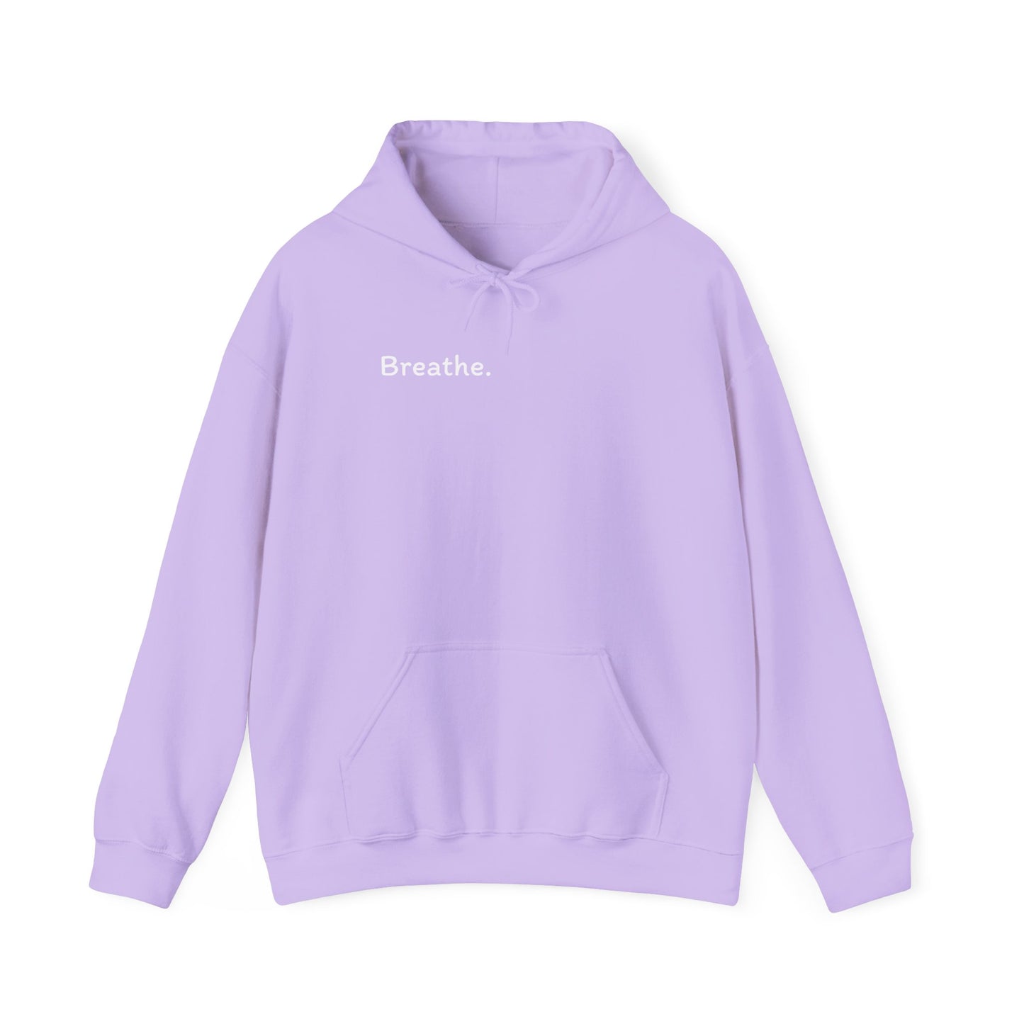 Breathe. (Front) This is Your Reminder to Unclench Your Jaw. (Back) Hoodie