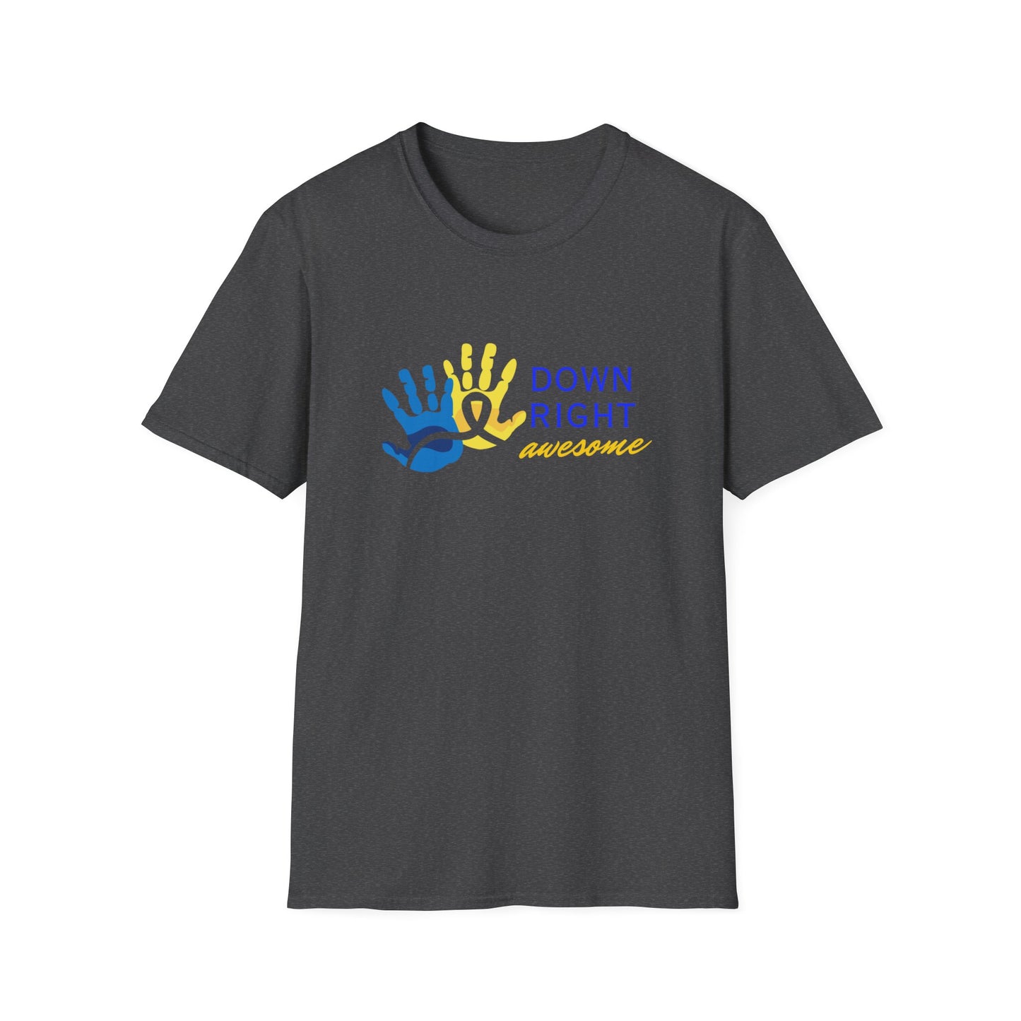 Down Right Awesome Adult Tee | Down Syndrome Awareness & Acceptance Tee