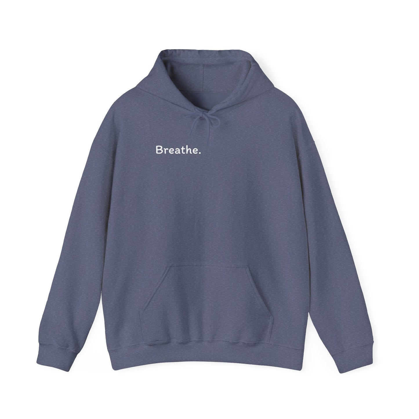 Breathe. (Front) This is Your Reminder to Unclench Your Jaw. (Back) Hoodie