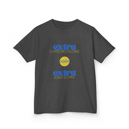 Extra Chromosome Extra Awesome Down Syndrome Acceptance T-Shirt Kids