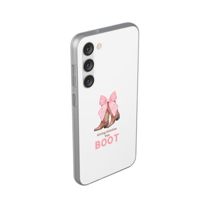 Giving Ableism The Boot Phone Case | Cute cowgirl boot pattern