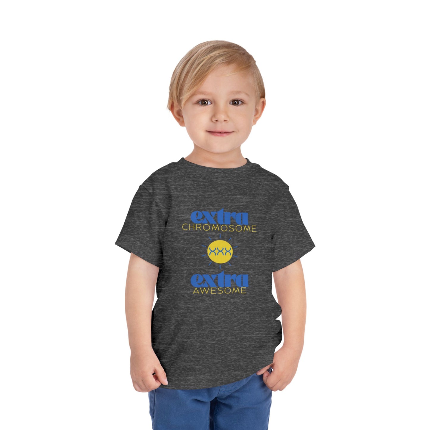 Extra Chromosome Extra Awesome Down Syndrome Acceptance T-Shirt Toddler