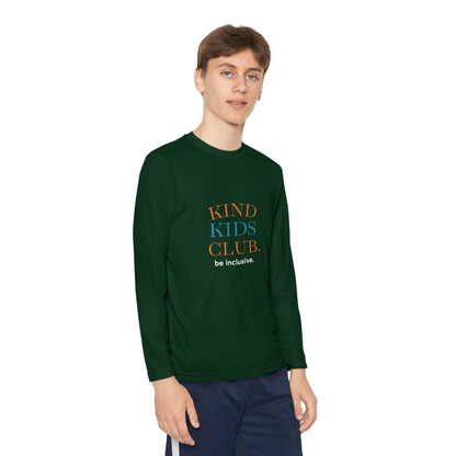 Kind Kids Club Long Sleeve Tee - Be Inclusive Youth Shirt