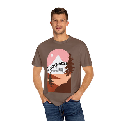 Progress Over Perfection Adult Unisex T-shirt