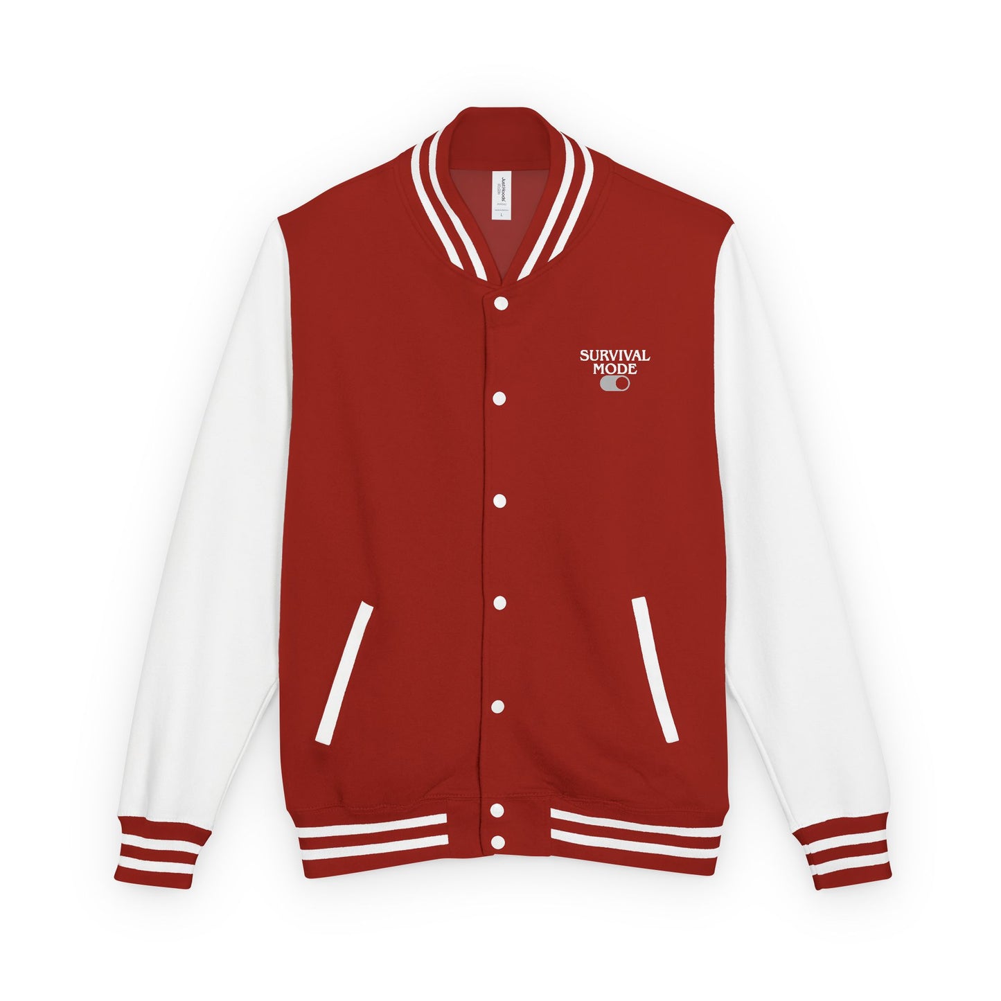 Survival Mode Unisex Heavyweight Letterman Jacket