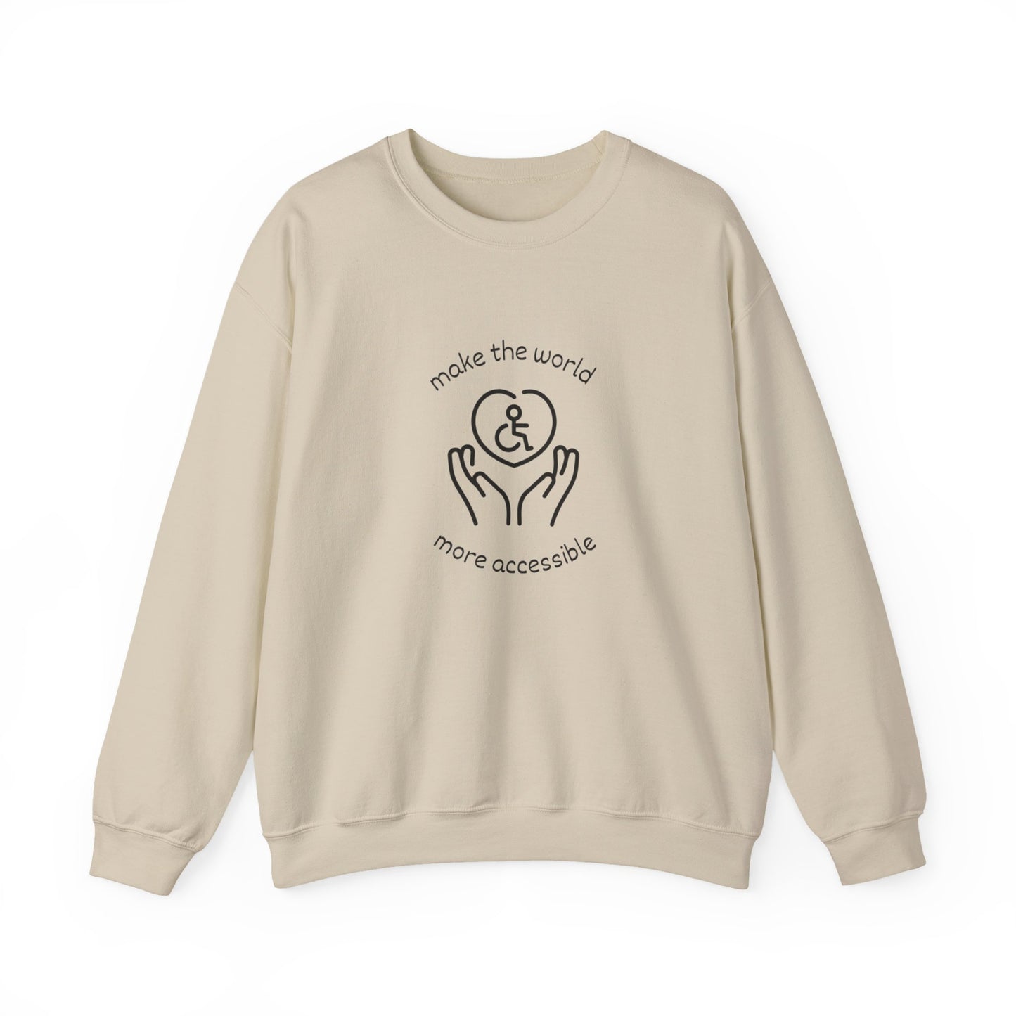 Make The World More Accessible Crewneck Sweatshirt