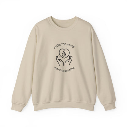 Make The World More Accessible Crewneck Sweatshirt