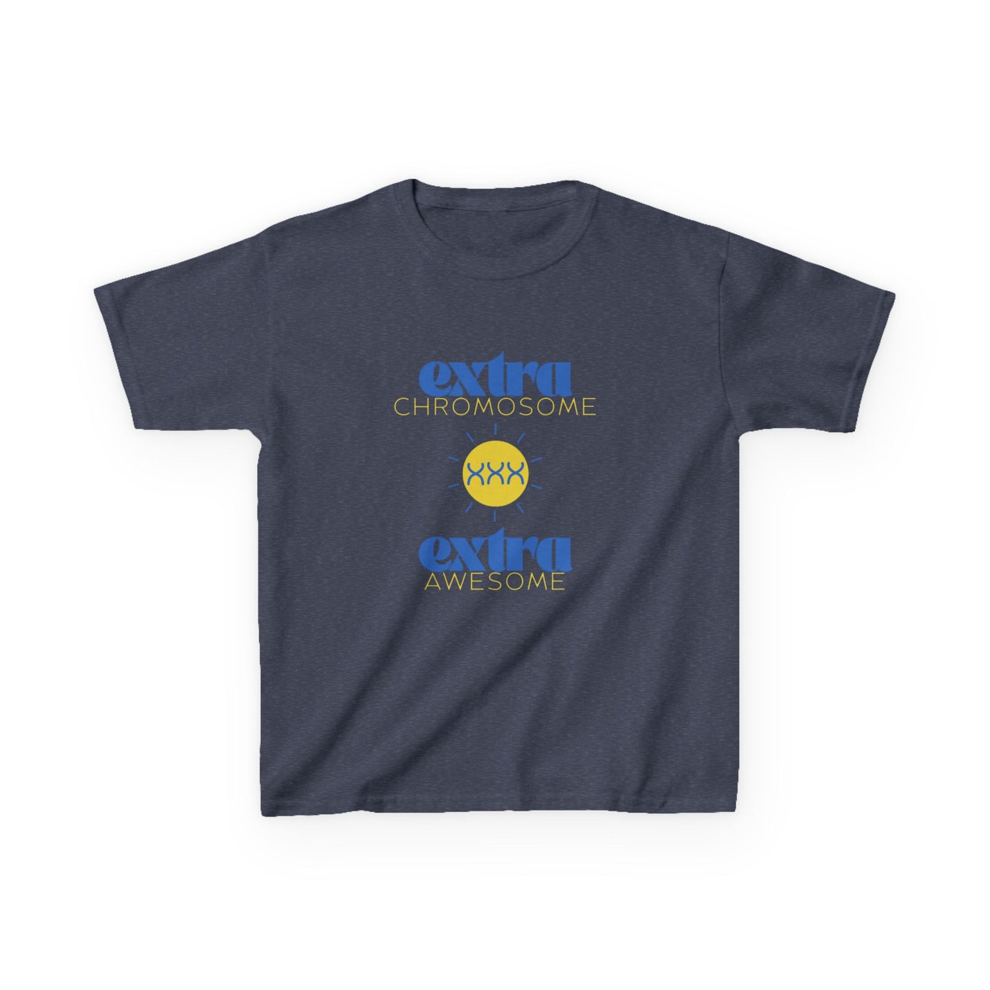 Extra Chromosome Extra Awesome Down Syndrome Acceptance T-Shirt Kids