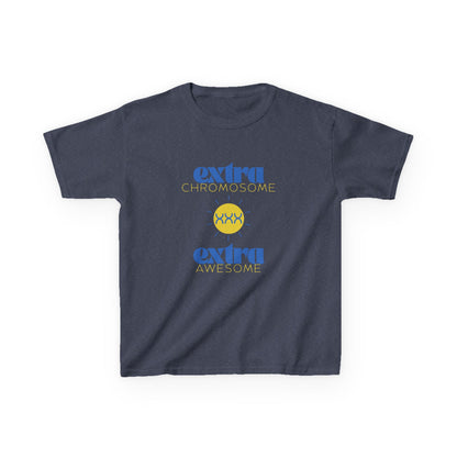 Extra Chromosome Extra Awesome Down Syndrome Acceptance T-Shirt Kids