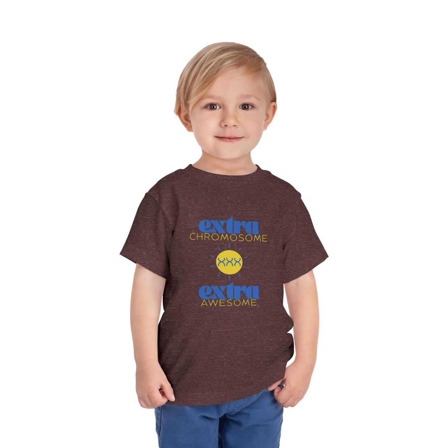 Extra Chromosome Extra Awesome Down Syndrome Acceptance T-Shirt Toddler