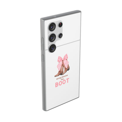 Giving Ableism The Boot Phone Case | Cute cowgirl boot pattern