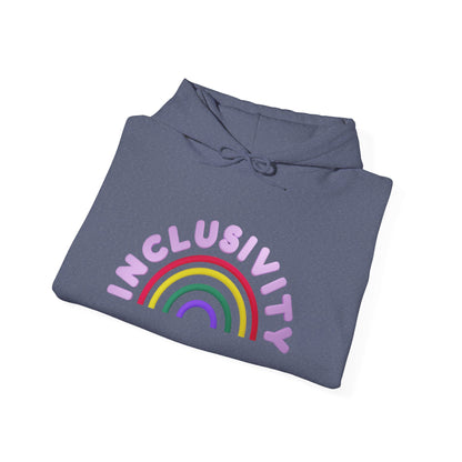 Inclusivity Rainbow Hooded Sweatshirt