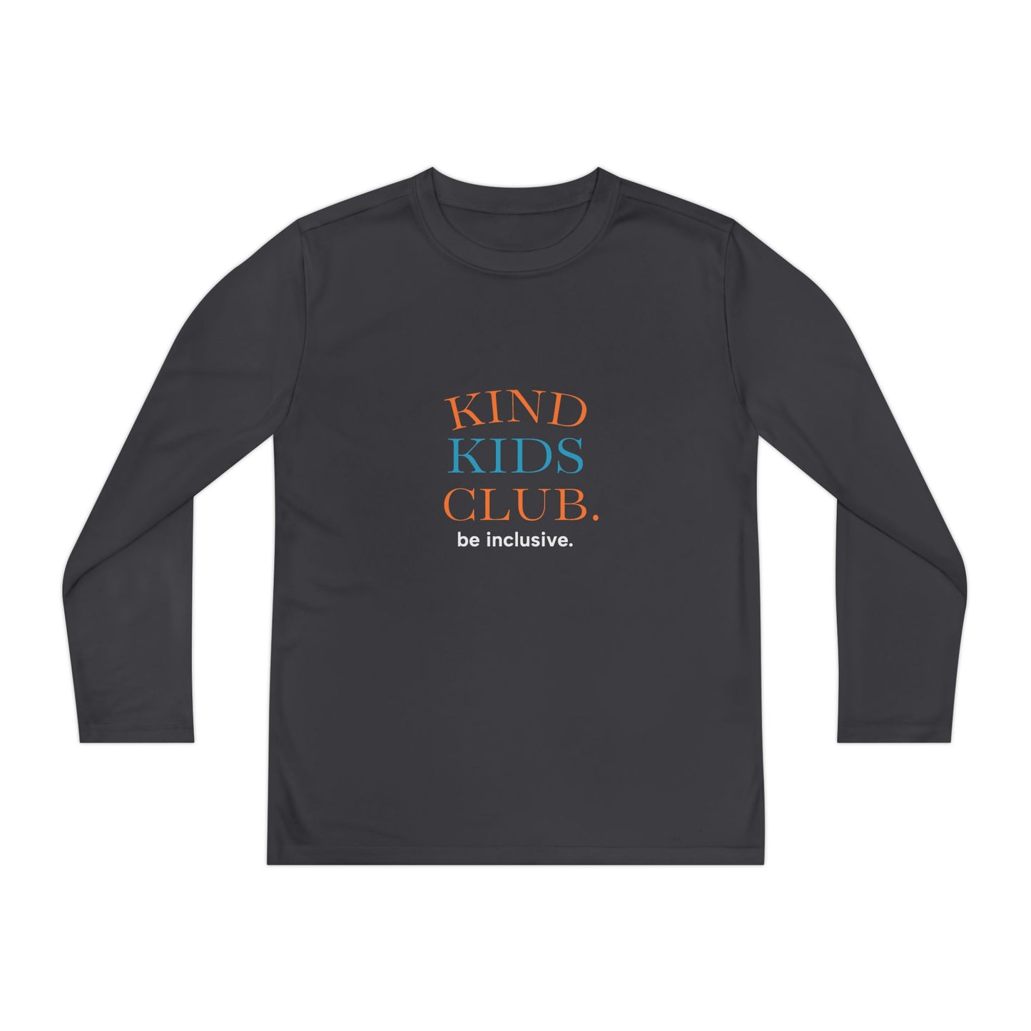 Kind Kids Club Long Sleeve Tee - Be Inclusive Youth Shirt