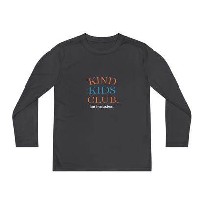 Kind Kids Club Long Sleeve Tee - Be Inclusive Youth Shirt