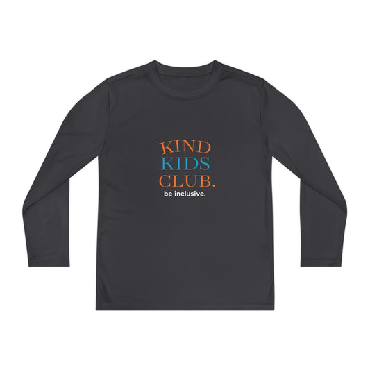 Kind Kids Club Long Sleeve Tee - Be Inclusive Youth Shirt