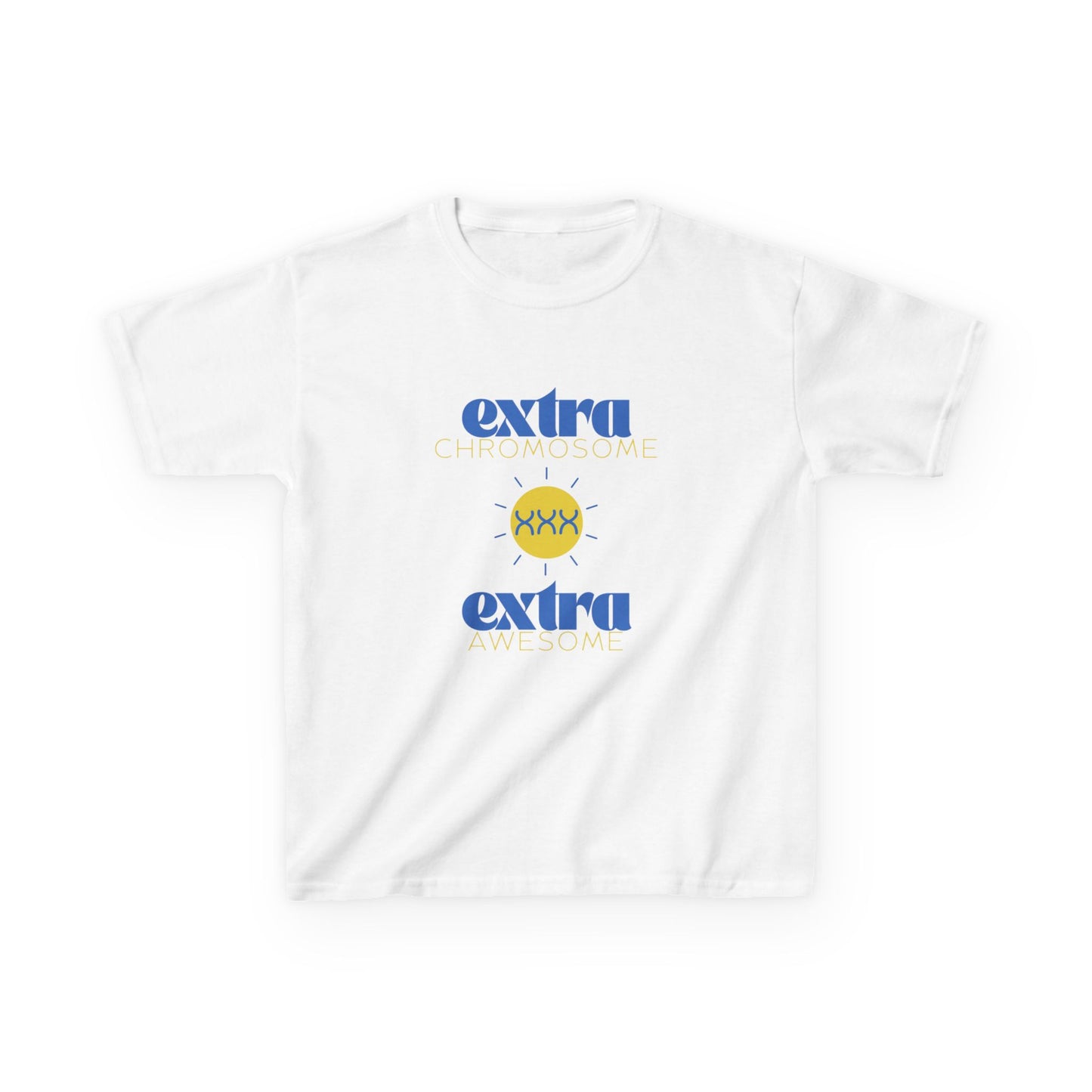 Extra Chromosome Extra Awesome Down Syndrome Acceptance T-Shirt Kids