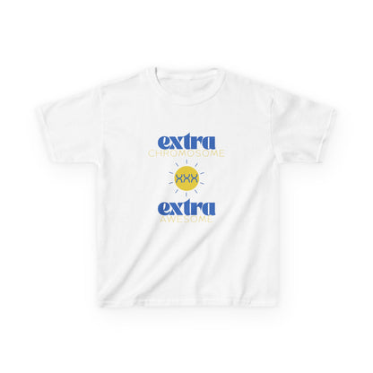 Extra Chromosome Extra Awesome Down Syndrome Acceptance T-Shirt Kids
