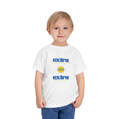 Extra Chromosome Extra Awesome Down Syndrome Acceptance T-Shirt Toddler
